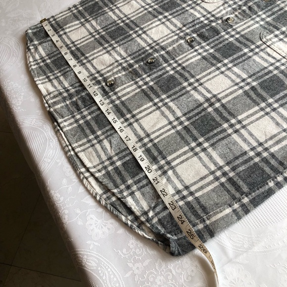 Red Head Brand Co. Grey/White Plaid Checkered Button-Up Shirt Men’s Size XL - Picture 13 of 16